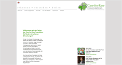 Desktop Screenshot of care-for-rare.org